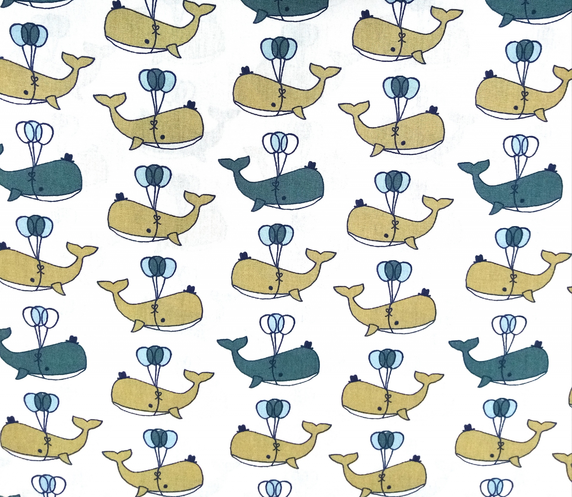 Baleias com balões Baleias com balões