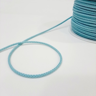 Cordão de algodão azul claro cor 267 3mm