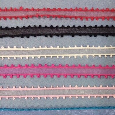 Fita de organza com picot