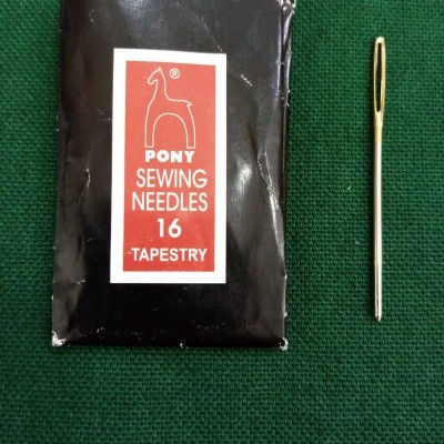 Agulha de coser lã sem bico