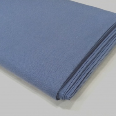 Tecido algodão em azul ganga