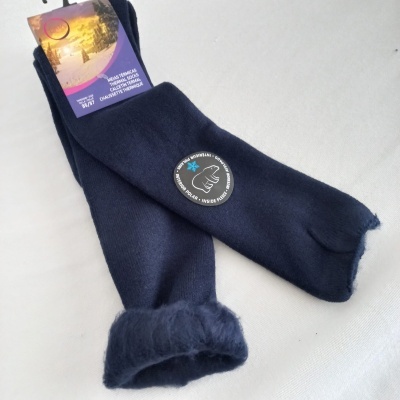 Meia Térmica Dara em Azul Escuro