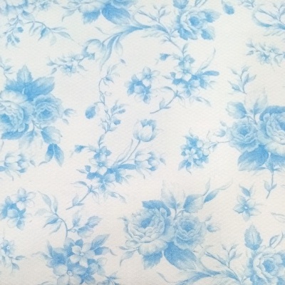 Piquet com rosas azuis