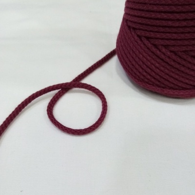 Cordão de Algodão Bordeaux cor 260 - 3mm