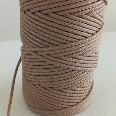 Cordão de algodão creme cor 255 - 3mm