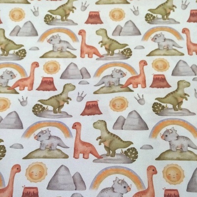 Dinossauros com Sóis e Arco Íris N°12