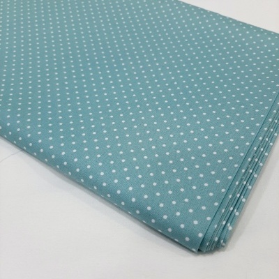 Poppy - Pintinhas brancas em fundo jade