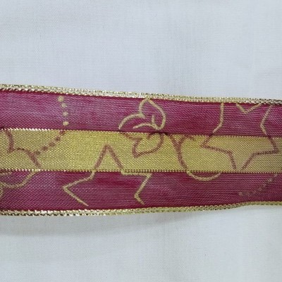 Fita com estrelas aramada