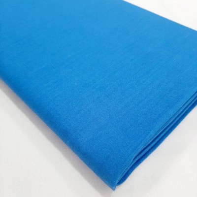 Tecido algodão azul turquesa
