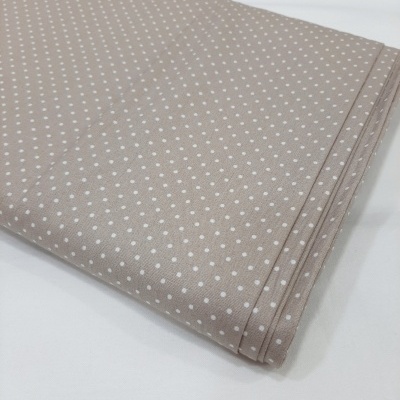 Poppy - Pintinhas brancas em fundo creme