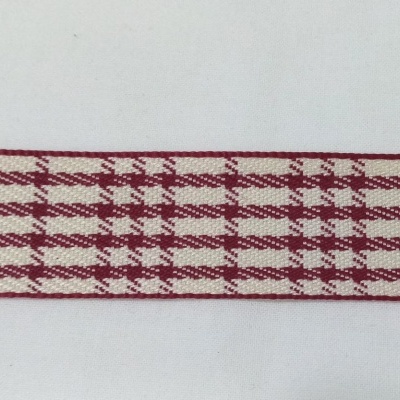 Fita Fantasia em Cereja e pérola