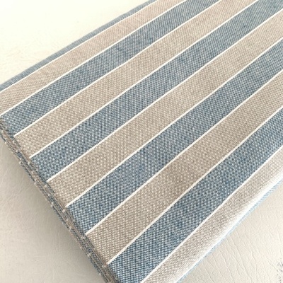 Linho Alentejano em tons de azul e creme