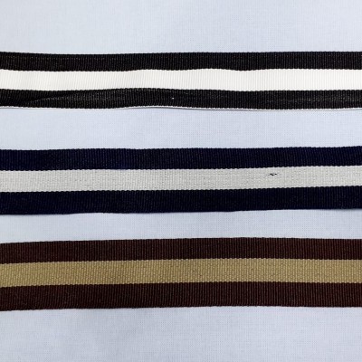 Fita de gorgorão com riscas 30mm