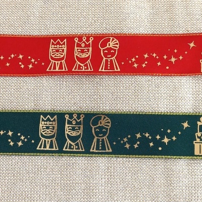 Fita de Cetim com Reis Magos