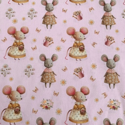 Coelhinhas e flores - I17