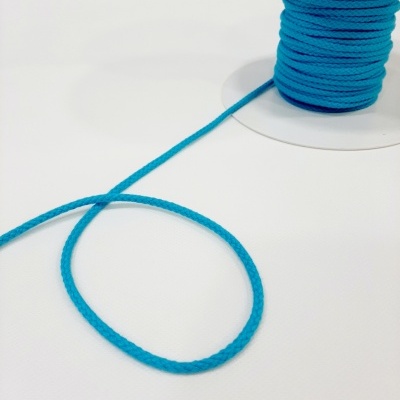 Cordão de algodão Azul Turquesa cor 249 - 3mm