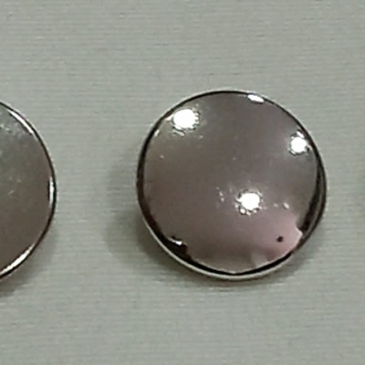 Botão de Metal 7984 Prateado