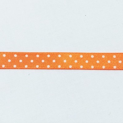 Fita de cetim com pintinhas 10mm