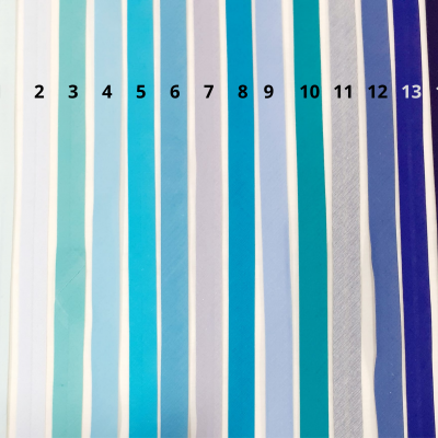 Viés de  algodão 18mm Azul