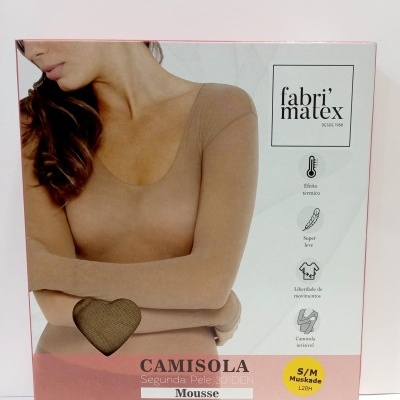 Camisola Segunda Pele 30DEN Pele