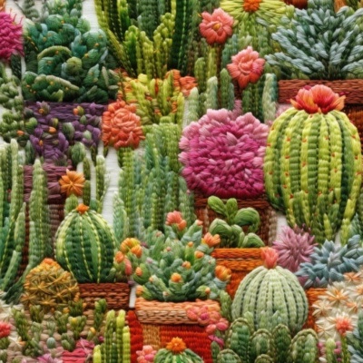 Plastificado 3D com Suculentas - P03