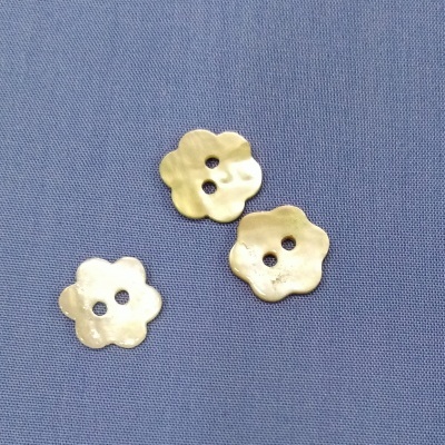 Botão Madre Pérola Flôr