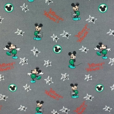 Mickey em fundo cinza