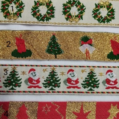 fita com motivos natal