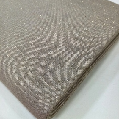 Loneta Creme com Fio Dourado