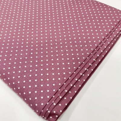 Poppy - Pintinhas brancas em fundo malva