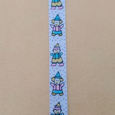 Fita de gorgorão com palhacinhos