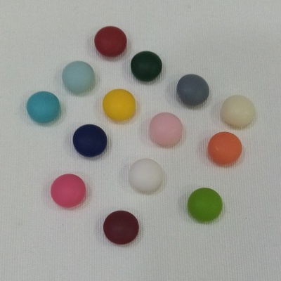 Botões redondos mate - 10mm