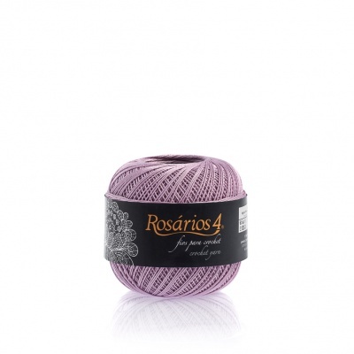 Linha de Crochet Rosários4 Lilás 528