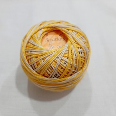 Linha de Crochet Rosários4 matizada 123