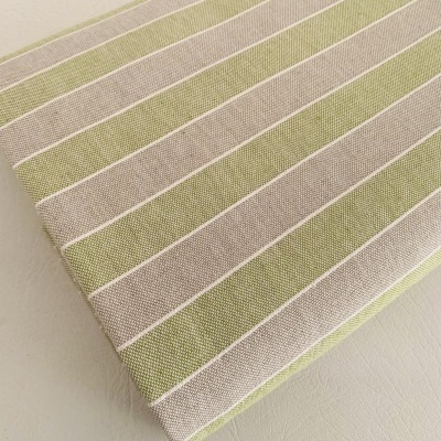 Linho Alentejano em tons de verde e creme