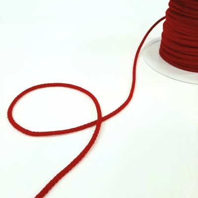 Cordão de algodão vermelho cor 222 - 3mm