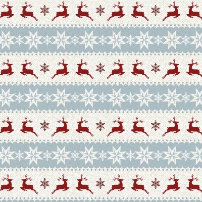 Renas em riscas pérola e azul