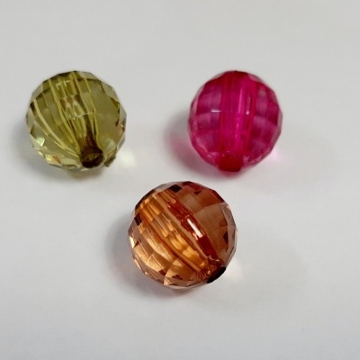 Missanga em bola de cristais grande