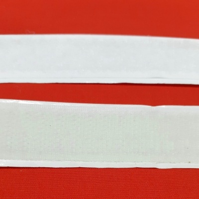 Fita Velcro com cola 20mm branco