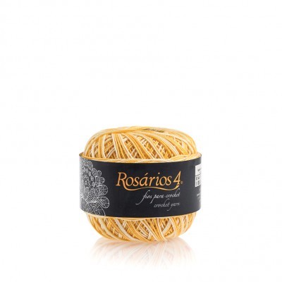 Linha de Crochet Rosários4 matizada 605