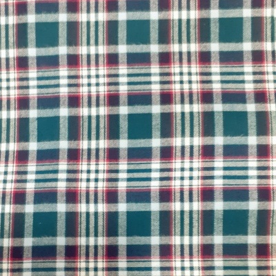 Flanela Escocesa em Azul Petróleo