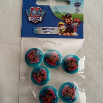 botões patrulha pata chase 18mm