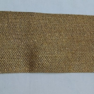 fita de juta com dourado