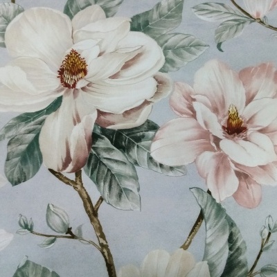 Magnolia em Fundo Azul