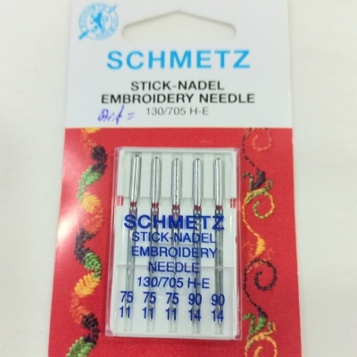 Agulhas de máquina schmetz sortidas para bordar