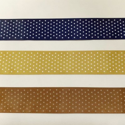 Fita de cetim com pintinhas 38mm