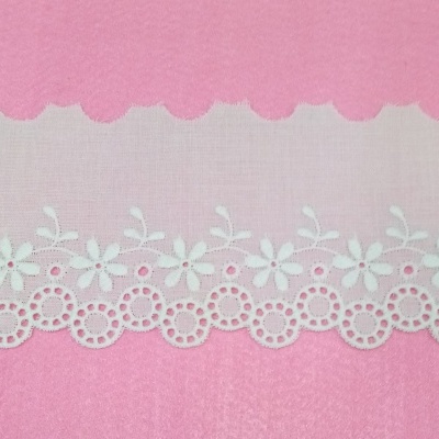 Ponta com bolas e flores 42488