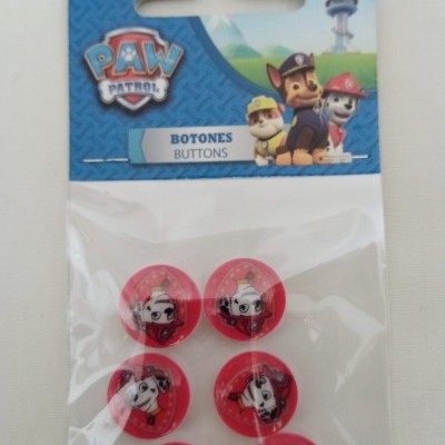 Botões patrulha pata marshall 15mm