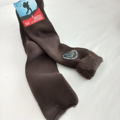 Meia Térmica Dara em Castanho