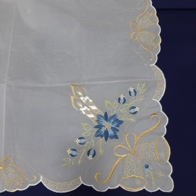 Toalha de Natal de Organza